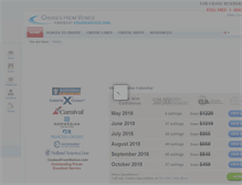 Tablet Screenshot of cruisesfromvenice.com